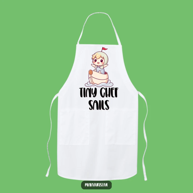 Funny Tiny Rider Apron: Little Sailor, Hilarious Kitchen Accessory