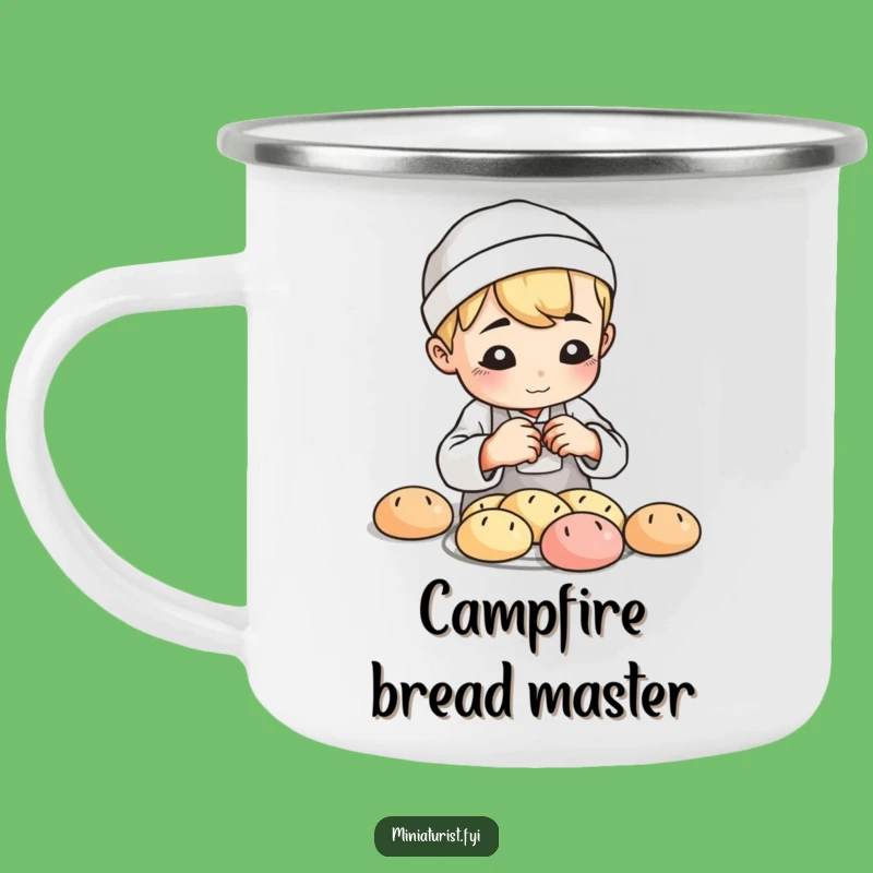 Funny Baker Loaf Camping Mug: Tiny Bread Adventures Off the Grid