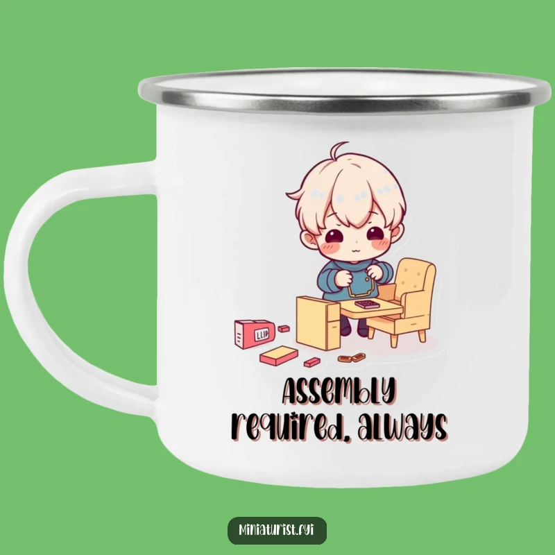 Funny Tiny Furniture Assembler Camping Mug: Hilarious Outdoor Gear for DIYers