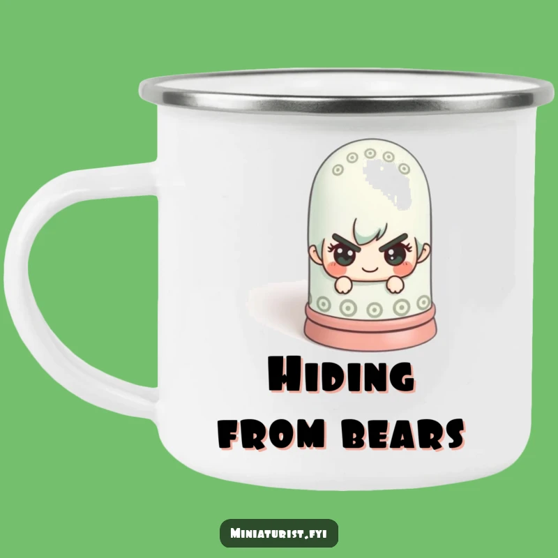 Funny Mischief Thimble Camping Mug - Your Secret Camp Companion!
