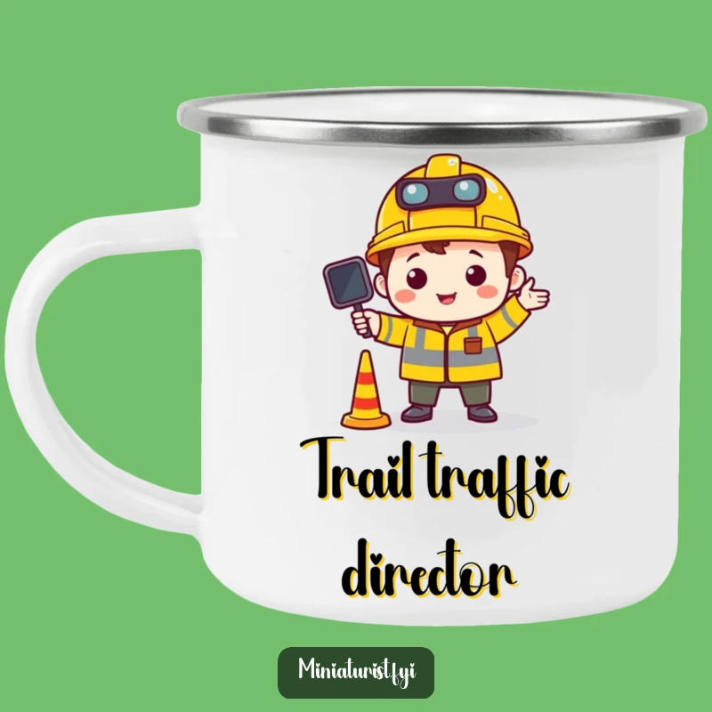 Funny Tiny Traffic Camp Mug: Direct Your Adventures with Cheer