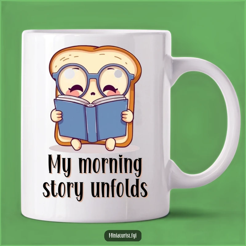 Funny Bookish Toast Mug - Smart Spectacles Reader Gift!