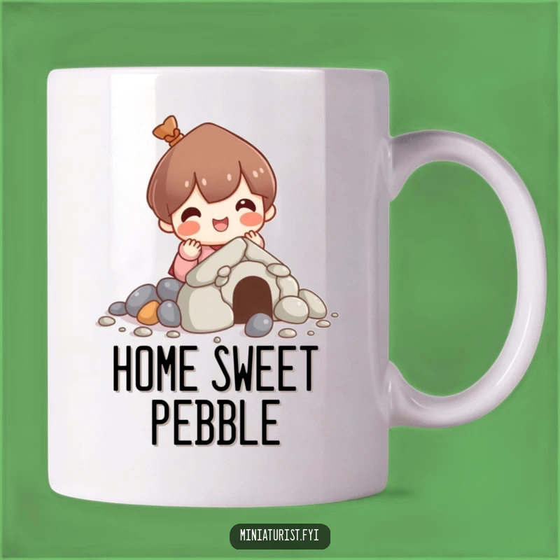 Funny Pebble House Builder Mug: A Charming Gift for Home Lovers