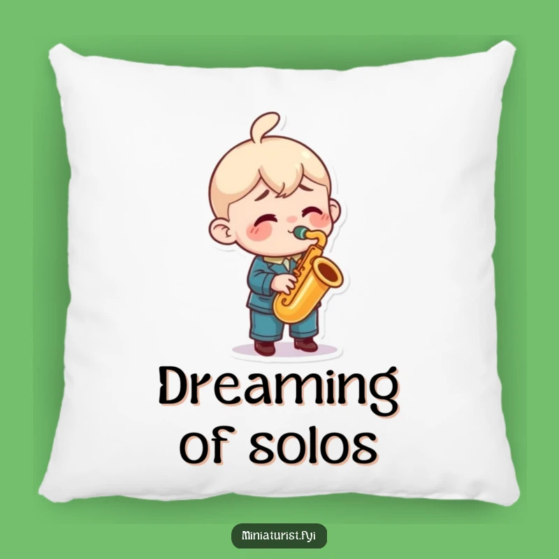 Funny Saxophone Pillow: Snuggle Up with Miniature Musician's Melodic Charm Gift