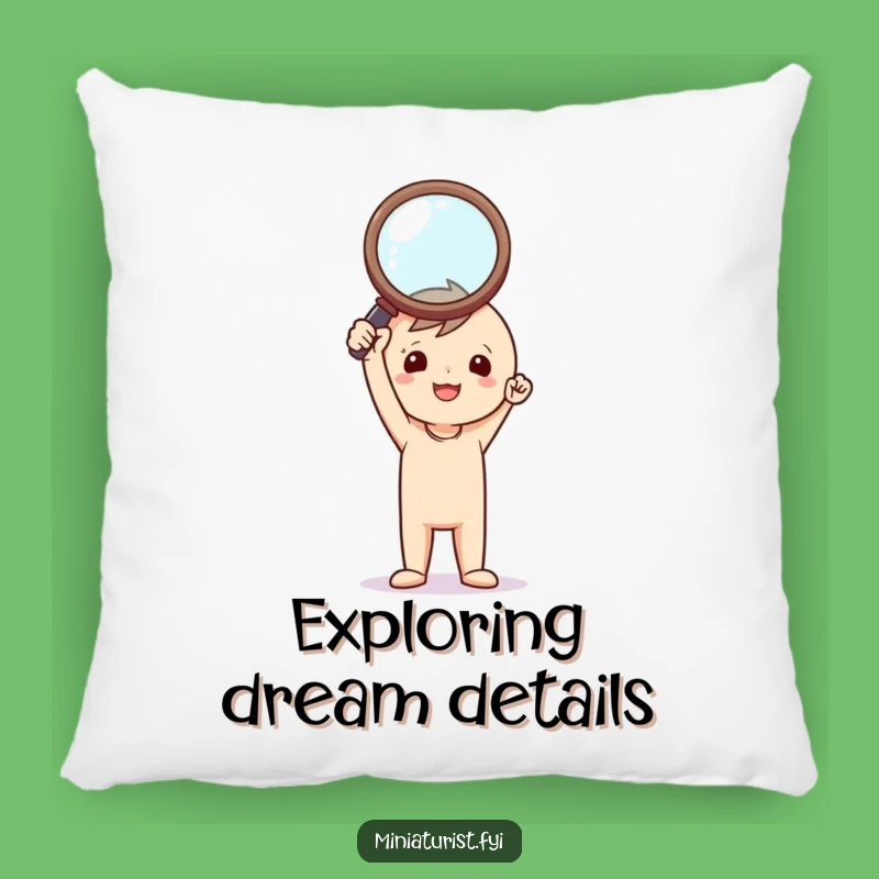 Funny Tiny Investigator Pillow: Cozy Clues, Perfect Huggable Gift