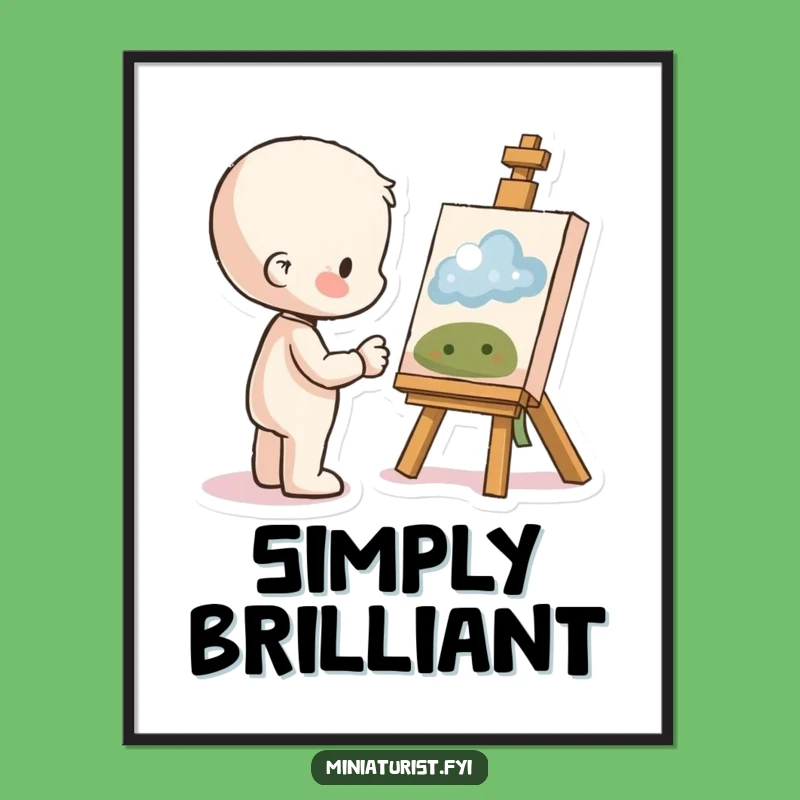 Funny Proud Artist Digital Art: Instant Artistic Joy, Perfect Gift!