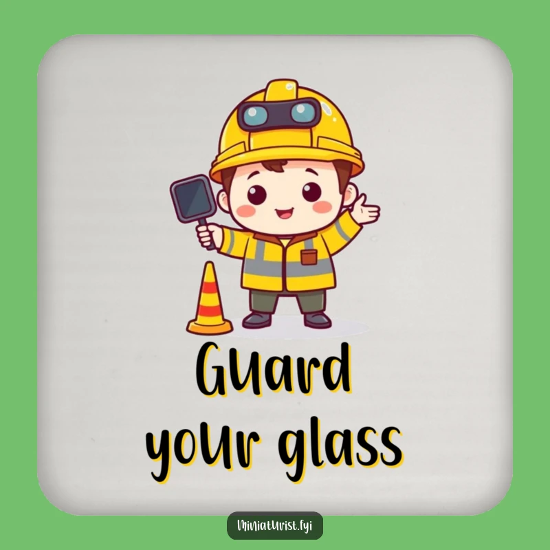 Funny Tiny Traffic Coaster Set: Keep Surfaces in Order