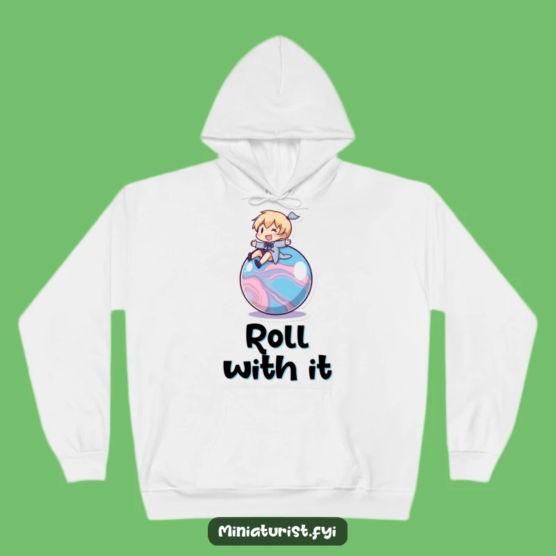 Funny Marble Rider Hoodie: Cozy Adventure Vibes - A Perfect Funny Gift for Chilly Days!
