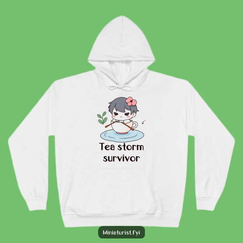 Funny Determined Mini Hoodie Cozy Teacup Voyage Gift