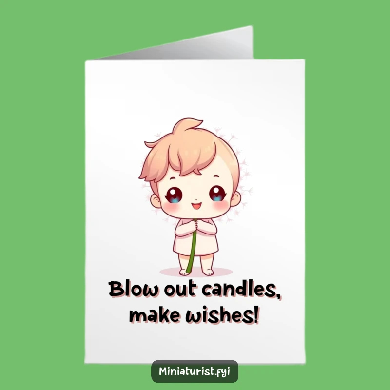 Funny Free Printable Birthday Card: Proud Dandelion Carrier, Downloadable Gift