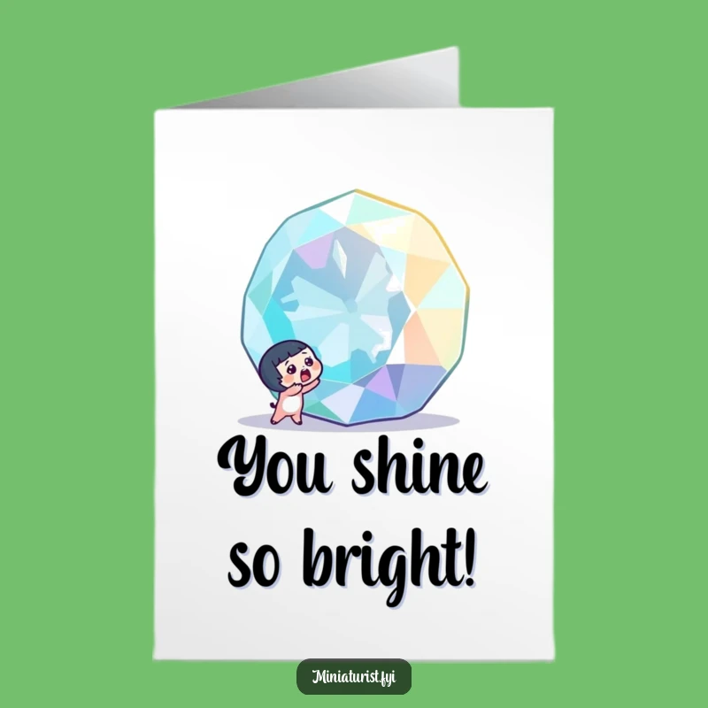 Free Printable Gem Discovery Congrats Card - Wow Factor Funny Gift