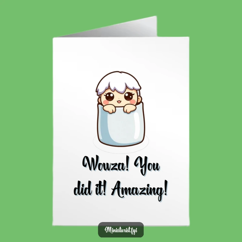 Free Printable Congrats Card: Small Surprise, Big Achievement! Downloadable Gift