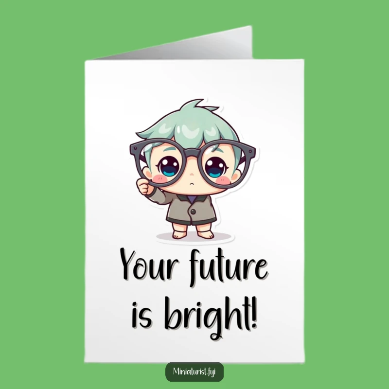 Free Printable Congrats Card: Giant Specs Shine, Hilarious DIY Downloadable Gift for Clear Success