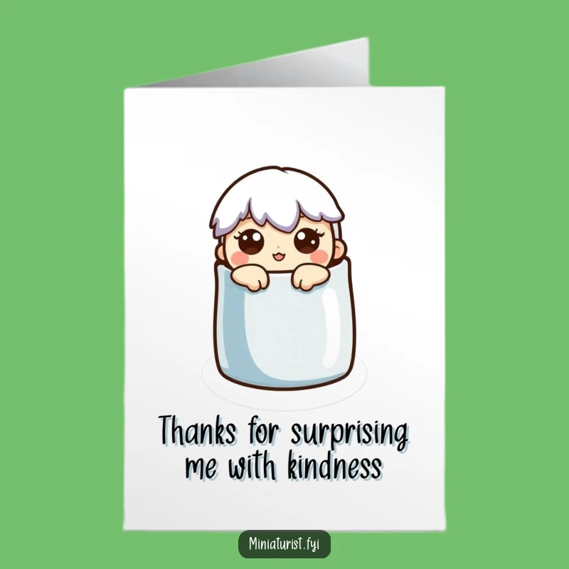 Free Printable Thank You Card: Thimble Surprise, Funny Downloadable Gift