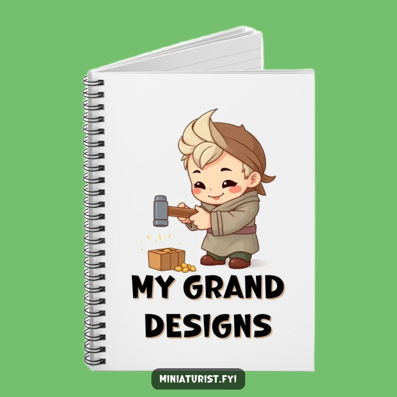 Funny Artisan Hammer Notebook: Capture Your Focused Ideas and Plans