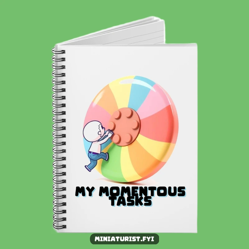 Funny Button Challenge Notebook: Tiny Hero Journal Gift