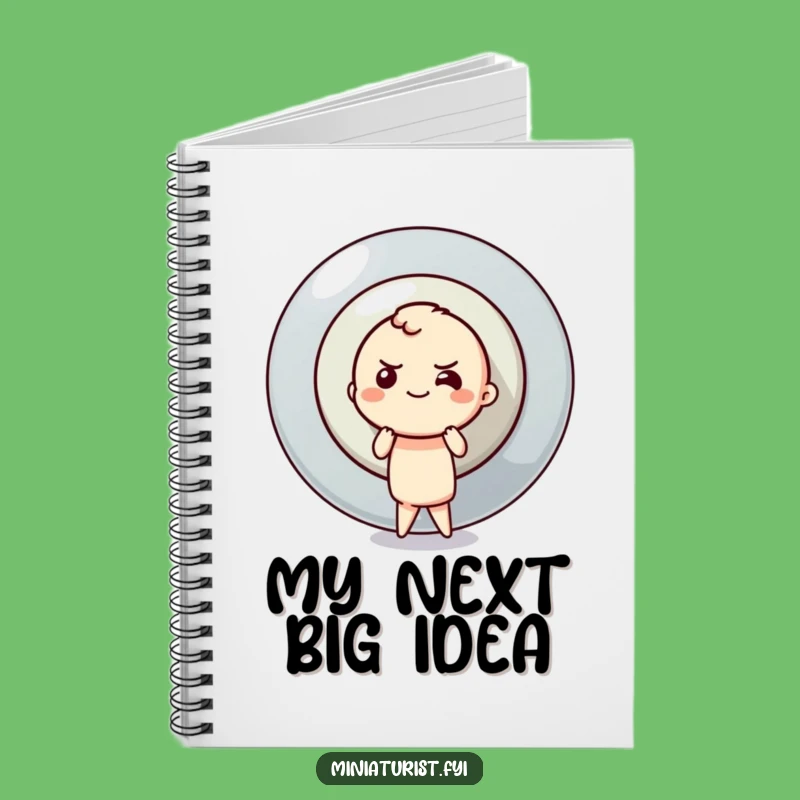 Funny Button Pusher Notebook: Jot Down Big Ideas, Perfect Funny Gift
