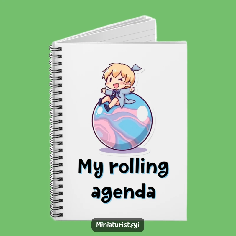 Funny Marble Rider Notebook: Jot Down Adventures - A Great Funny Gift for Writers!