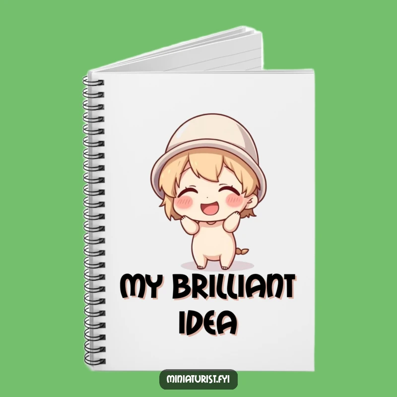 Funny Thimble Hat Notebook: Jot Down Fun with a Tiny Character's Giggles!