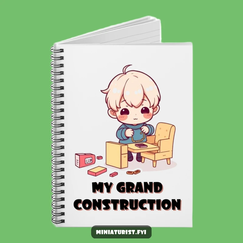 Funny Tiny Furniture Builder Notebook: Hilarious Journal for Small Ideas