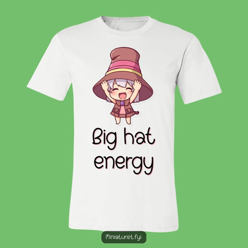 Funny Oversized Hat T-Shirt: Miniature Dapper Dude Tee, Ideal Funny Gift