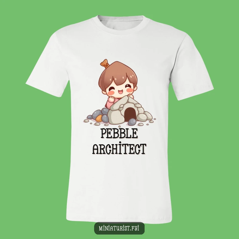 Funny Pebble House Creator T-Shirt: Wear Your Building Dreams