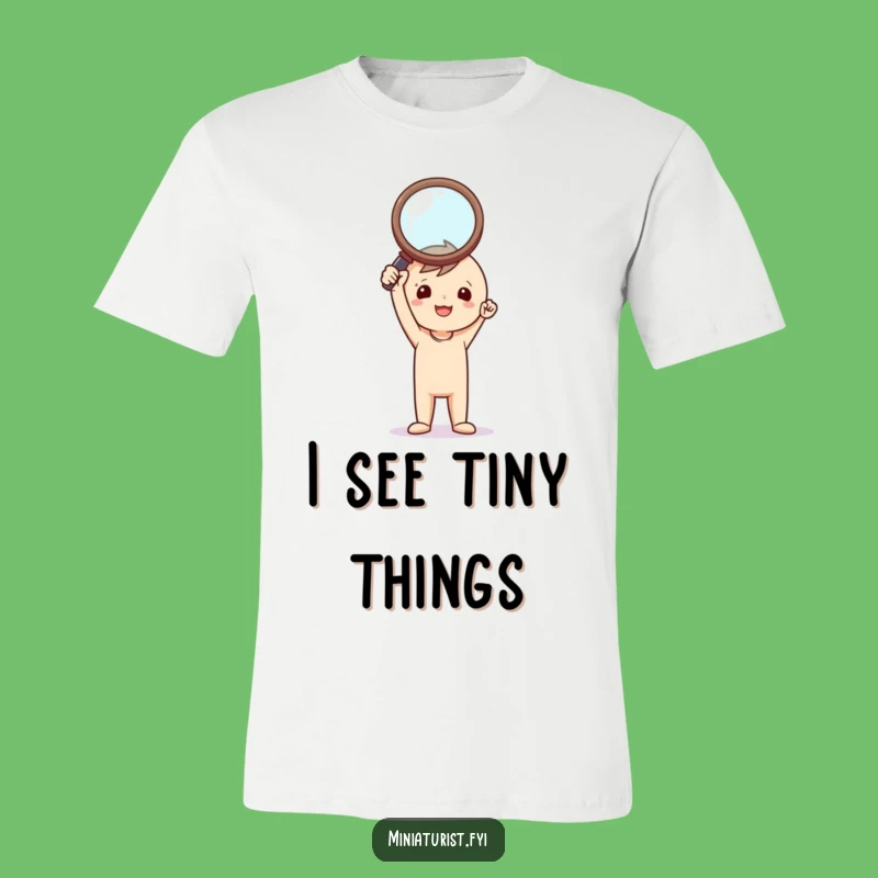 Funny Tiny Investigator T-Shirt: Big Find, Great Gift for Thinkers