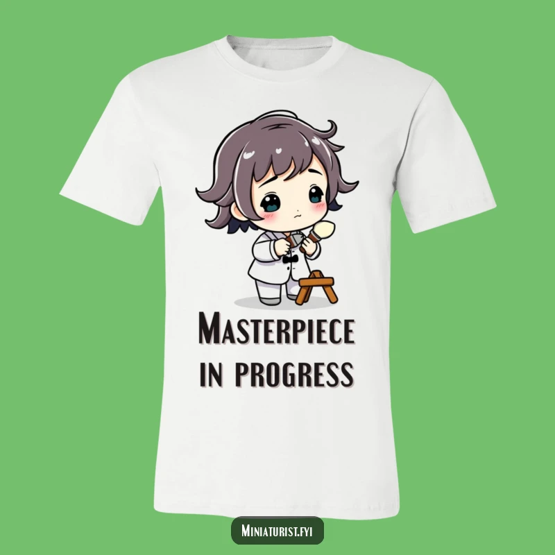 Funny Tiny Artist T-Shirt: Precision & Humor, A Hilarious Gift!