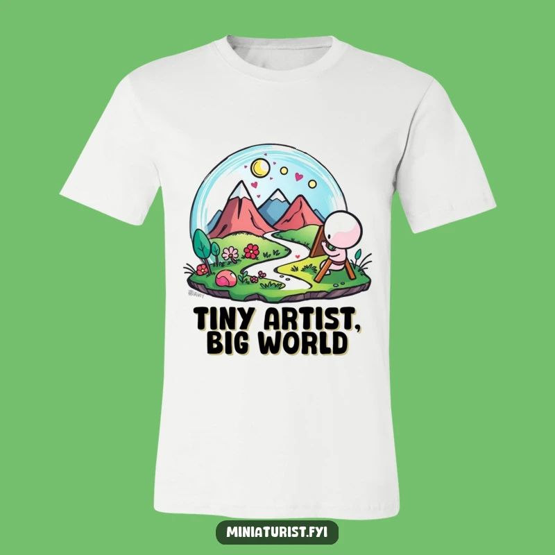 Funny Artist Landscape T-Shirt: Wear Your Vibrant Creative Vision